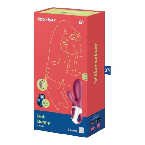 Wibrator króliczek podgrzewany Satisfyer Hot Bunny