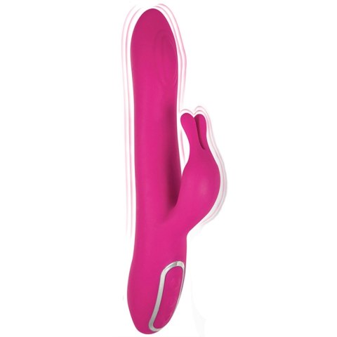 Wibrator króliczek silikonowy Isabella różowy USB 24 cm