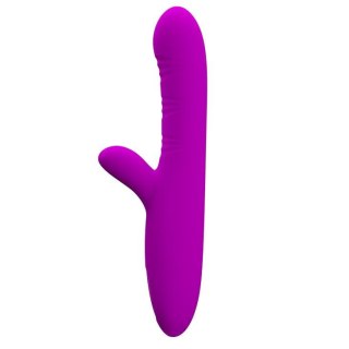 Wibrator punktu G Pretty Love Angelique fioletowy silikonowy USB