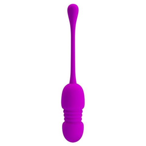 Wibrujące jajko Pretty Love Callie fioletowe 12 wibracji 12 pchnięć USB