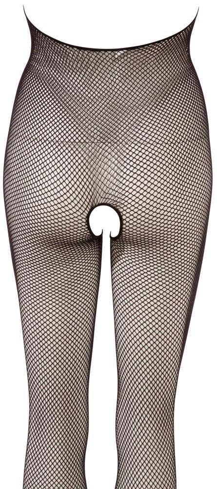 Bodystocking siatkowy z otworami czarny SL NO:XQSE