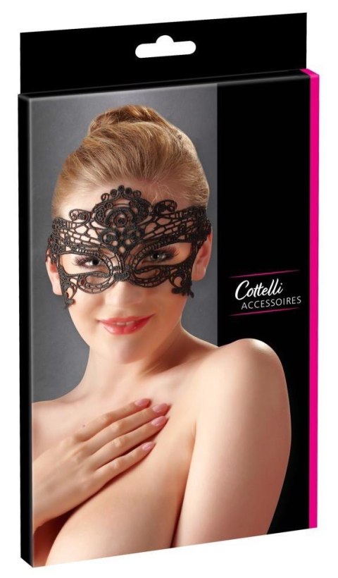 Haftowana koronkowa maska na oczy Cottelli Accessoires