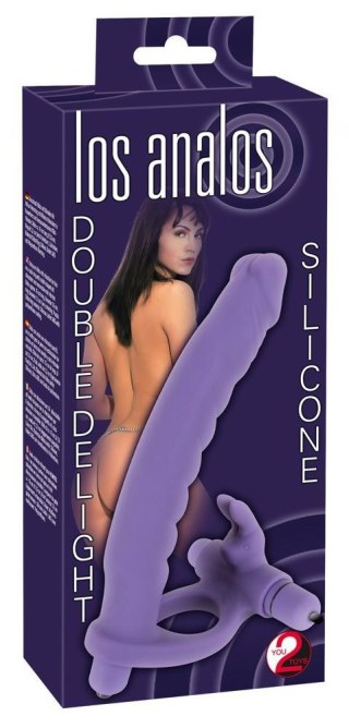 Pierścień wibrujący You2Toys silikonowy fioletowy 17 cm
