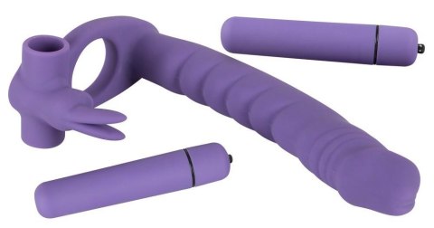 Pierścień wibrujący You2Toys silikonowy fioletowy 17 cm