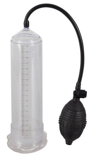 Pompka do penisa Mister Boner przezroczysta 21,5 cm