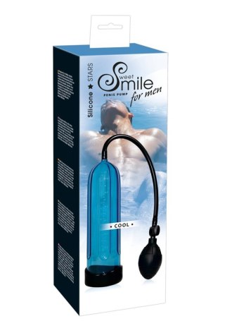 Pompka penisowa Sweet Smile niebieska 24 cm