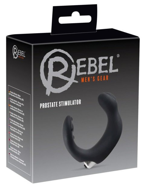 Stymulator prostaty i krocza Rebel kształt C silikonowy 20 cm