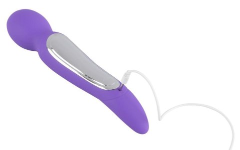 Wibrator dwustronny Sweet Smile fioletowy USB 22 cm