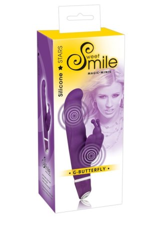 Wibrator motylkowy Sweet Smile G silikonowy 15 5 cm