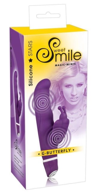 Wibrator motylkowy Sweet Smile G silikonowy 15 5 cm