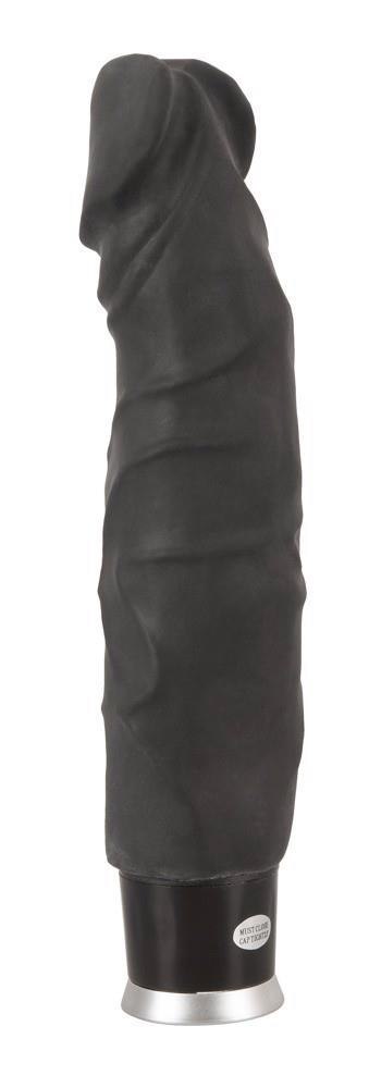 Wibrator realistyczny Nature Skin Big Vibe czarny 23 cm