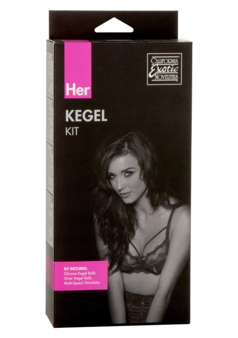 Zestaw Kegel silikonowy Calexotics fioletowy 5 cm