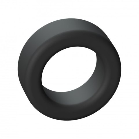 Pierścień erekcyjny silikonowy Cool Ring Love to Love czarny onyx
