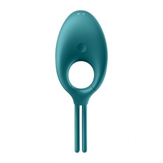 Pierścień wibrujący Satisfyer Swordsman zielony kamuflaż USB