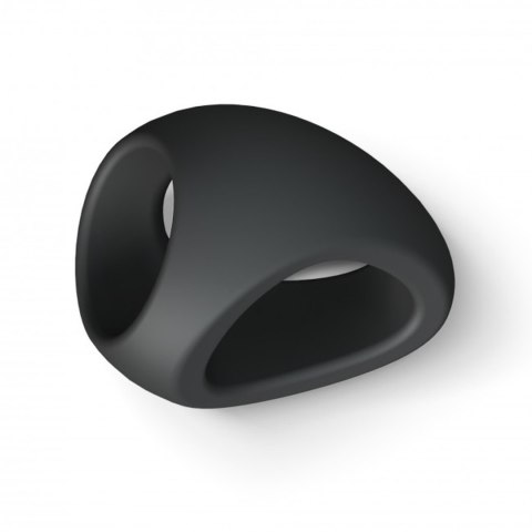Podwójny pierścień erekcyjny Flux Ring Love to Love czarny onyx