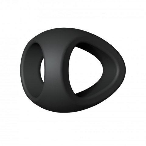 Podwójny pierścień erekcyjny Flux Ring Love to Love czarny onyx