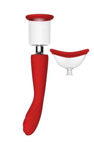 Pompka ssąca Dream Toys Red Revolution Georgia z wibratorem