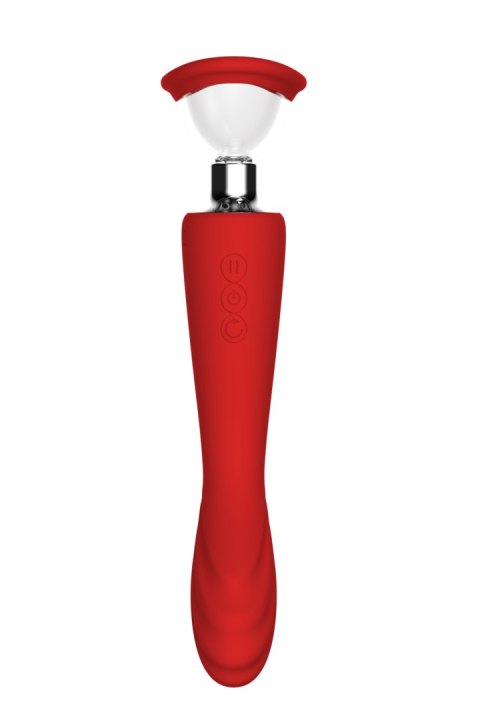 Pompka ssąca Dream Toys Red Revolution Georgia z wibratorem
