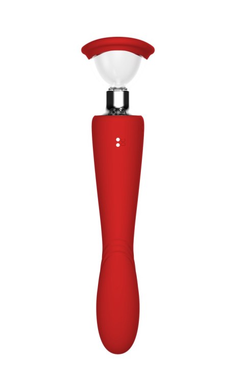 Pompka ssąca Dream Toys Red Revolution Georgia z wibratorem