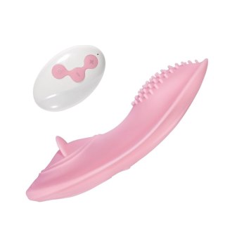 Stymulator łechtaczki do majtek Lyla cichy bezprzewodowy różowy