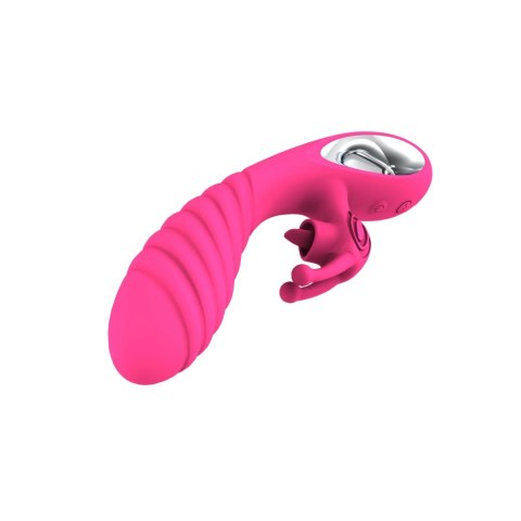 Wibrator króliczek silikonowy Vicky 36 funkcji USB różowy