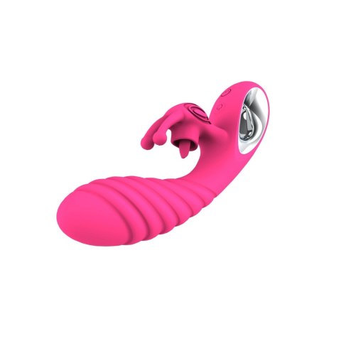Wibrator króliczek silikonowy Vicky 36 funkcji USB różowy