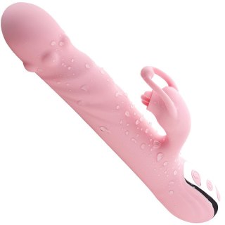 Wibrator z ruchem posuwistym Lyla różowy USB 22 cm
