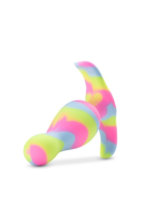 Korek analny silikonowy Blush Avant Kaleido limonkowy