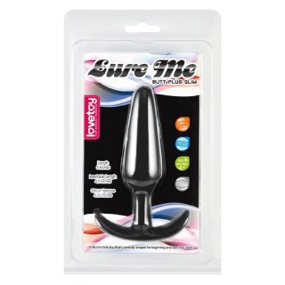 Korek analny silikonowy Lure Me Classic Lovetoy czarny 13 cm
