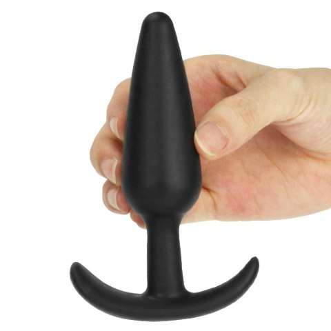 Korek analny silikonowy Lure Me Classic Lovetoy czarny 13 cm