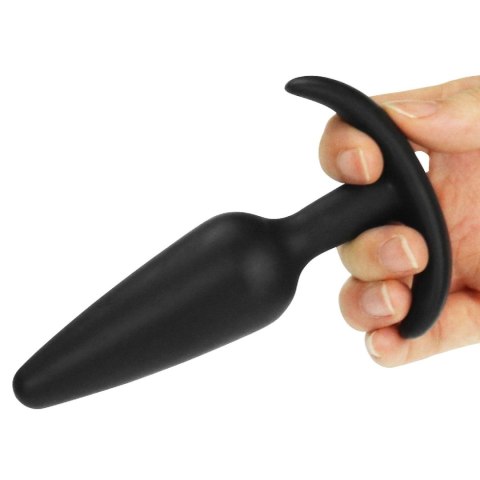Korek analny silikonowy Lure Me Classic Lovetoy czarny 13 cm