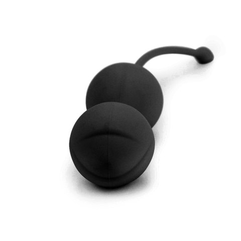 Kulki Kegla silikonowe Lovetoy czarne wodoodporne 20 cm