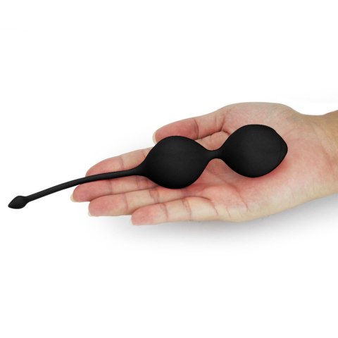 Kulki Kegla silikonowe Lovetoy czarne wodoodporne 20 cm