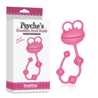 Kulki analne silikonowe w kształcie żaby Lovetoy różowe 25 cm