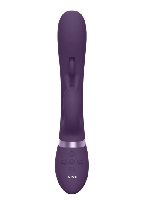 Wibrator króliczek Vive Tama fioletowy silikonowy 27 cm USB