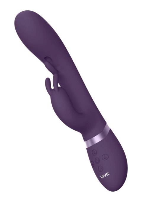 Wibrator króliczek Vive Tama fioletowy silikonowy 27 cm USB