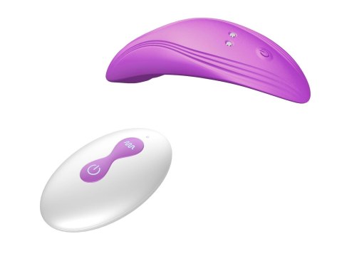 Wibrator mini silikonowy B Series Cute fioletowy USB