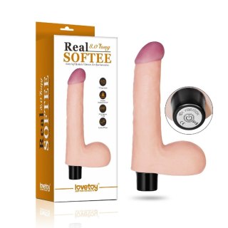 Wibrator realistyczny Real Softee Lovetoy 17 cm