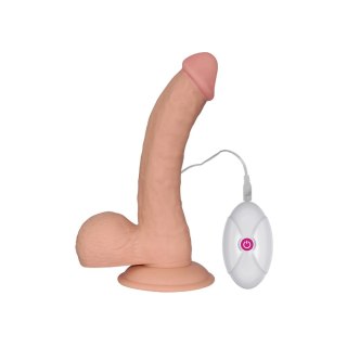 Wibrator realistyczny Ultra Soft Dude Lovetoy 20 cm