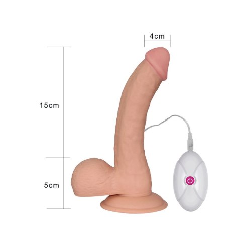Wibrator realistyczny Ultra Soft Dude Lovetoy 20 cm