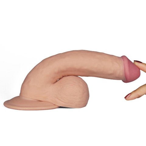 Wibrator realistyczny Ultra Soft Dude Lovetoy 20 cm