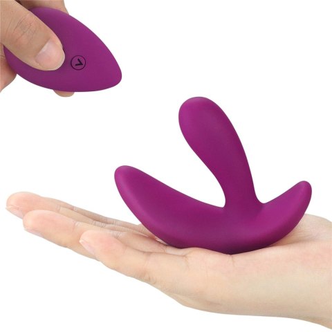 Silikonowy wibrator z pilotem Lovetoy O-Sensual USB 9 cm