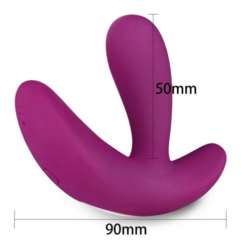 Silikonowy wibrator z pilotem Lovetoy O-Sensual USB 9 cm