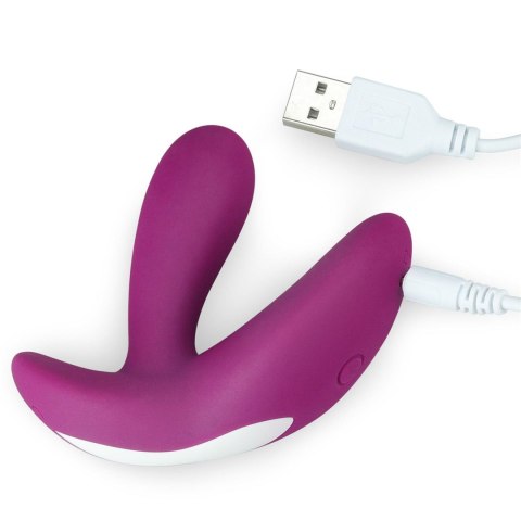 Silikonowy wibrator z pilotem Lovetoy O-Sensual USB 9 cm