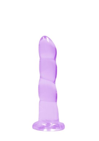 Dildo RealRock Crystal Clear z przyssawką 17 cm