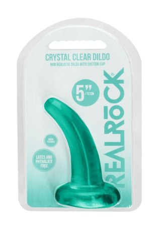 Dildo analne RealRock Crystal Clear z przyssawką 11 cm
