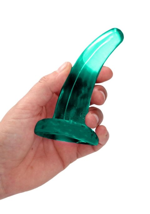 Dildo analne RealRock Crystal Clear z przyssawką 11 cm