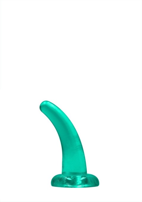 Dildo analne RealRock Crystal Clear z przyssawką 11 cm
