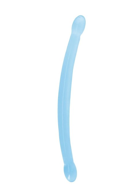 Dildo podwójne RealRock Crystal Clear 42 cm