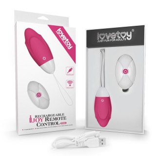 Jajko wibrujące iJoy bezprzewodowe zdalnie sterowane Lovetoy ładowane 9cm